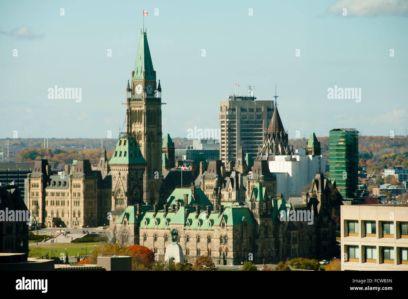 Il Parlamento europeo - Ottawa - Canada Foto Stock