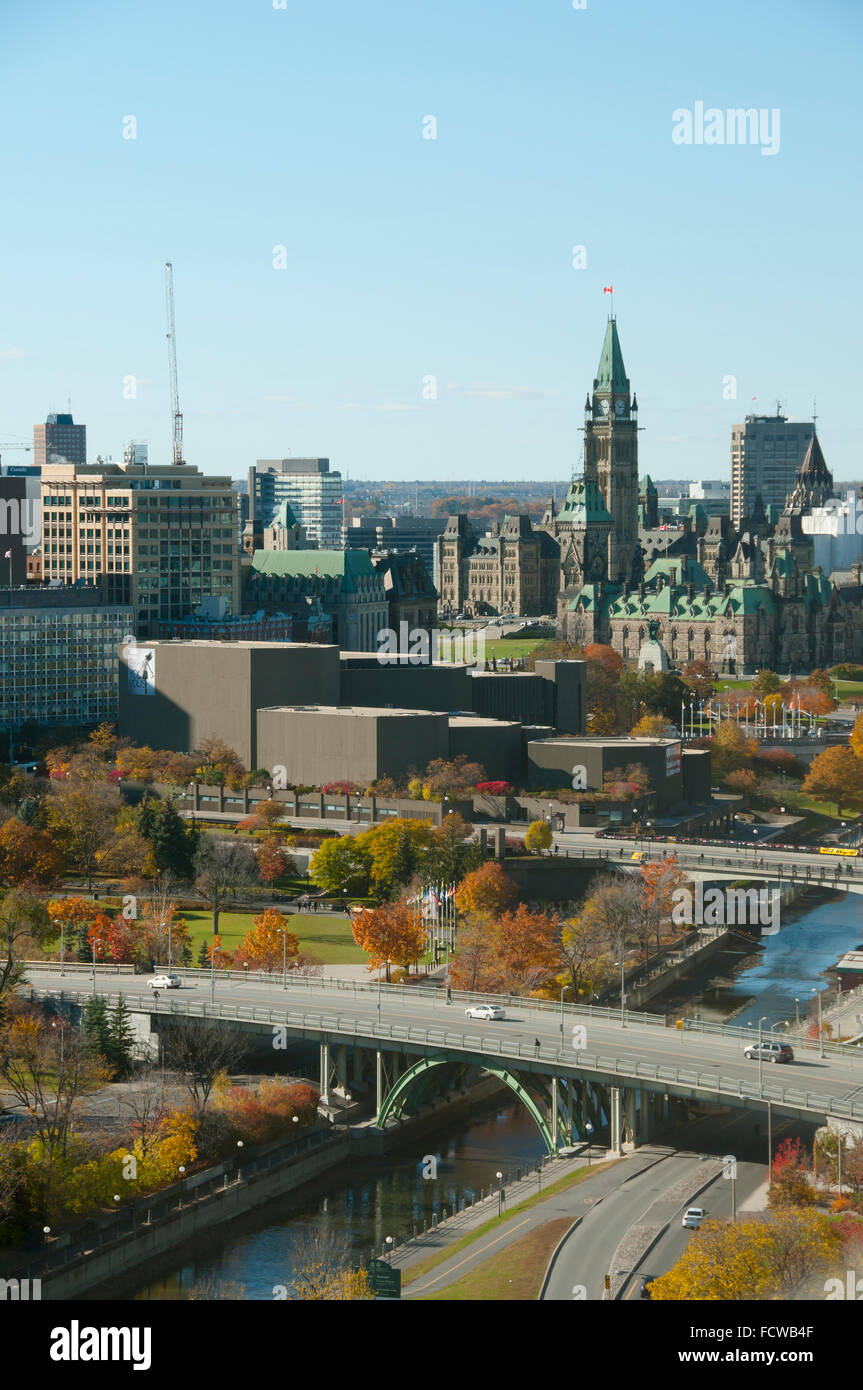 Il Parlamento europeo - Ottawa - Canada Foto Stock