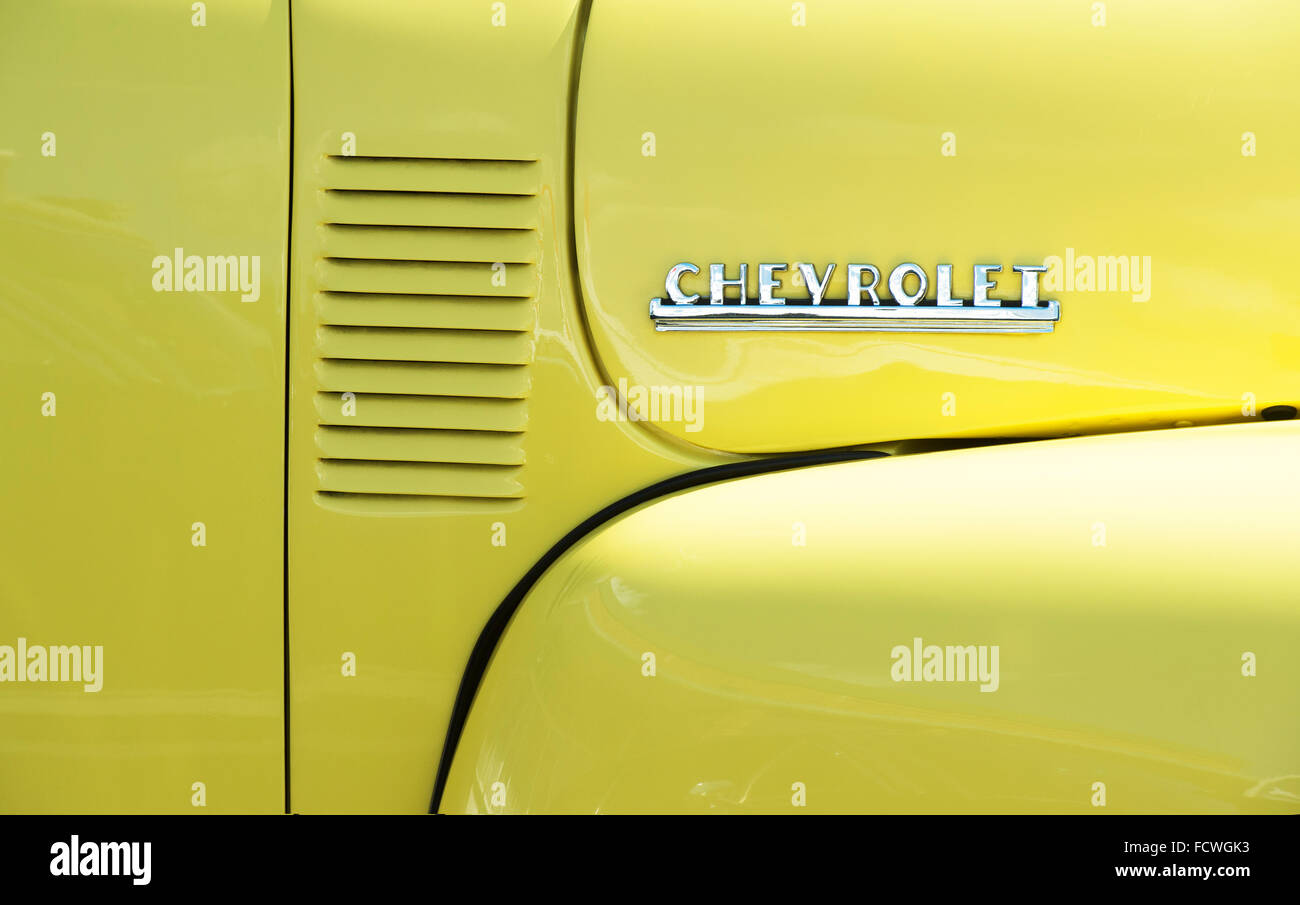 Chevrolet 3100 raccoglitore. Chevy carrello abstract Foto Stock