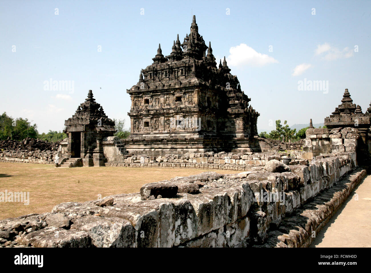 Indonesia Java Centrale Prambanan Candi Plaosan Lor ad appena una breve distanza dal tempio di Prambanan Adrian Baker Foto Stock