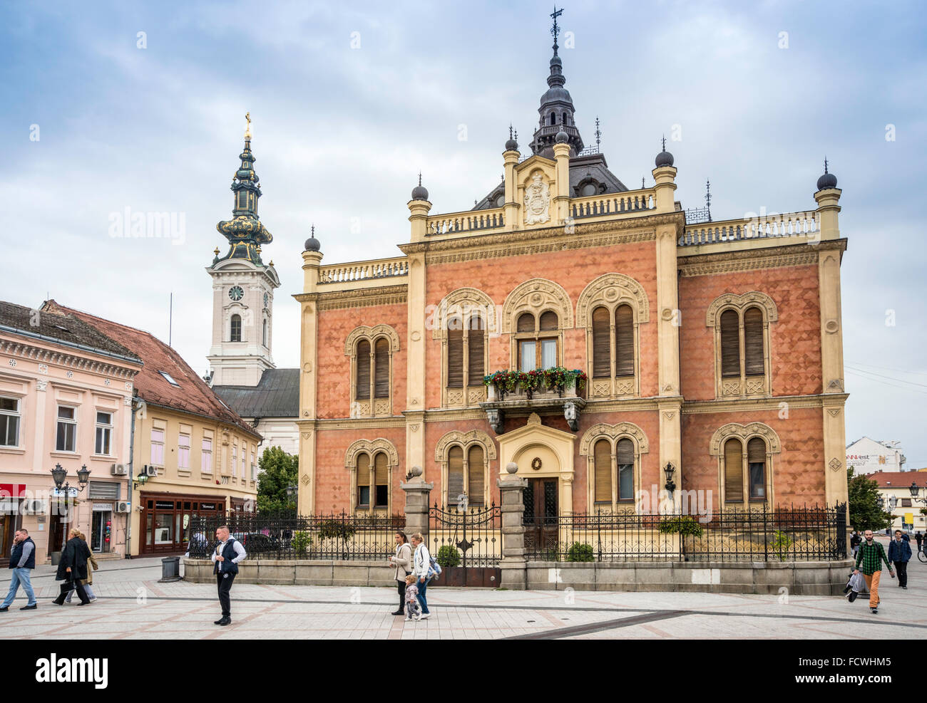 Backa Palazzo Vescovile (Vladicanski dvor) a Novi Sad, Vojvodina, Serbia Foto Stock