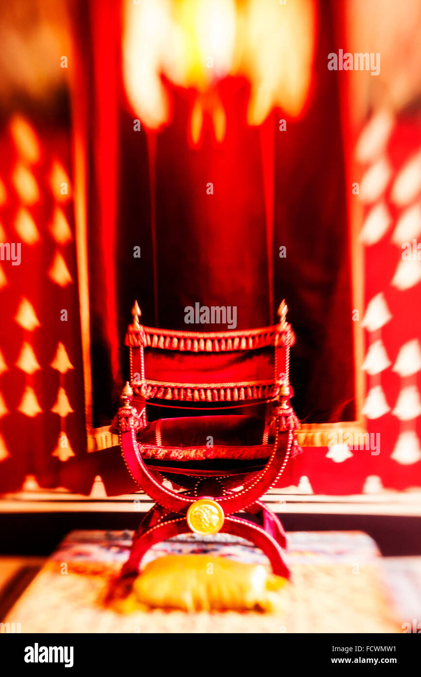 Sala del trono Foto Stock