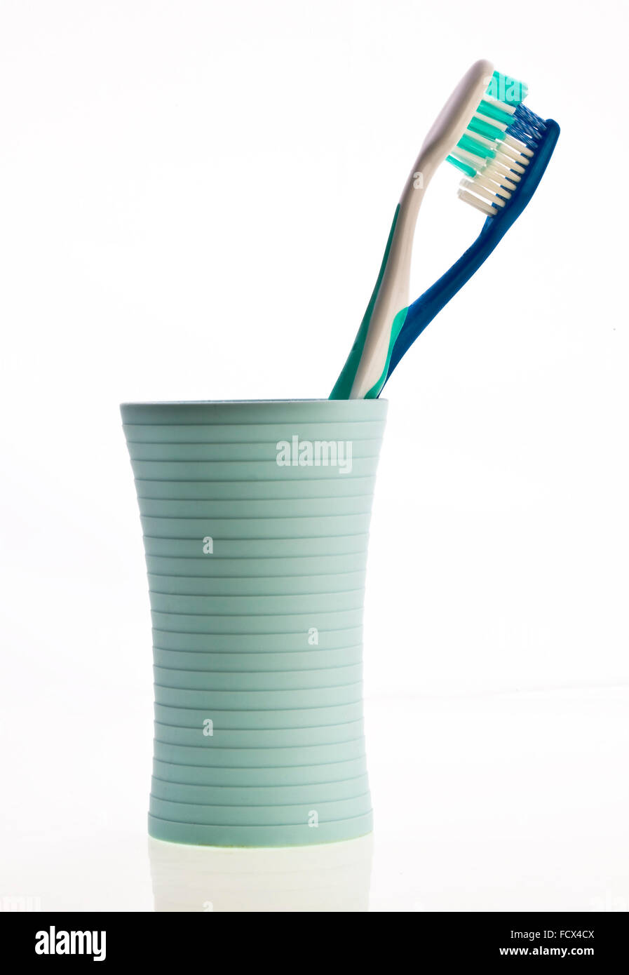Dente le boccole nel supporto Foto Stock
