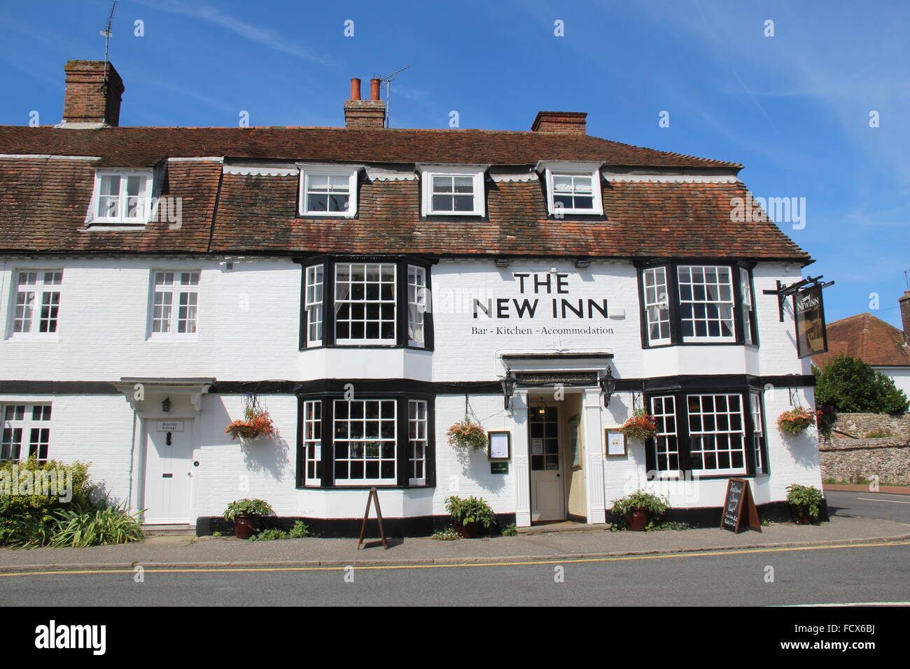 Il New Inn Pub IN WINCHELSEA,EAST SUSSEX, Regno Unito Foto Stock