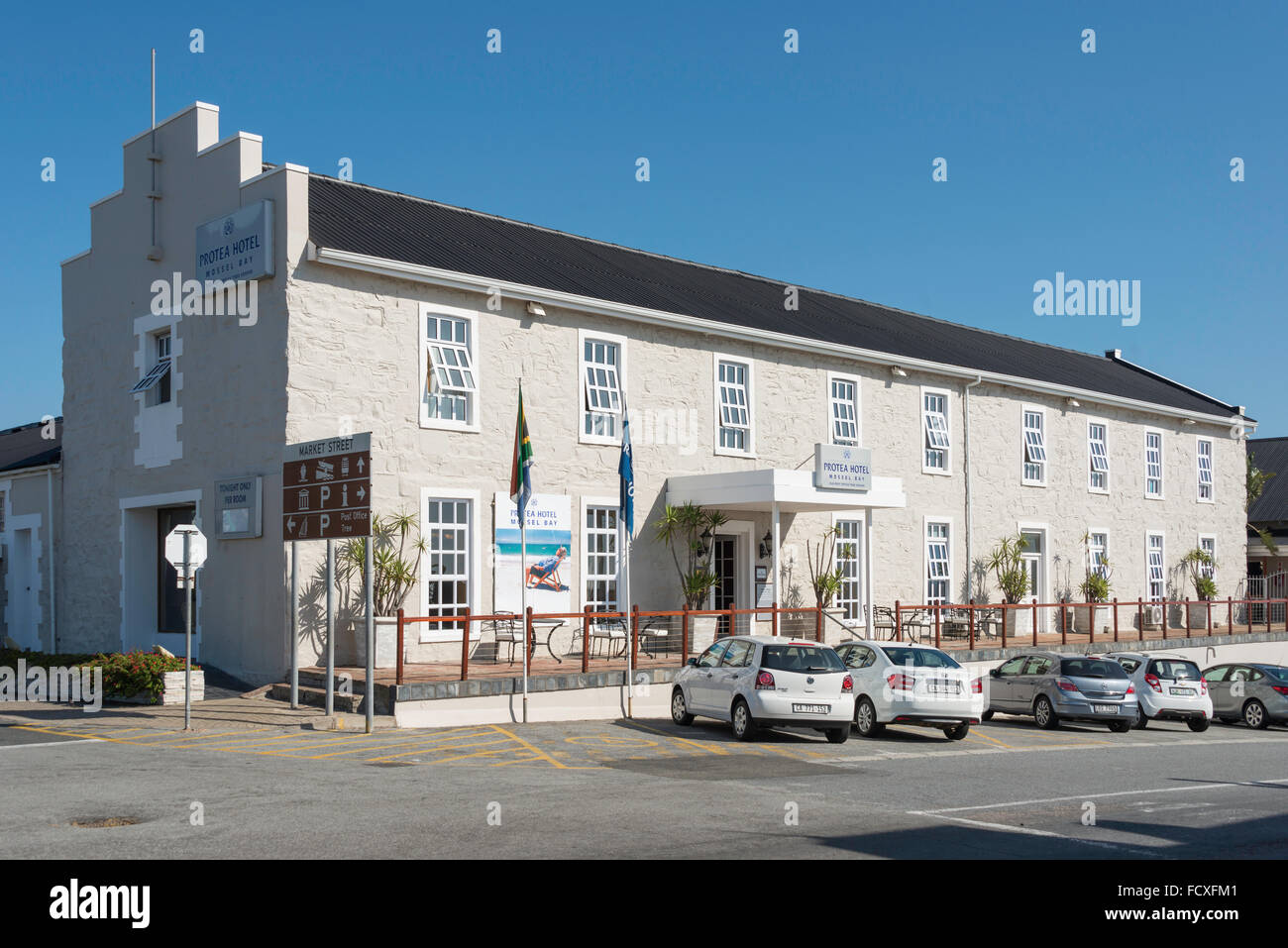 Protea Hotel (vecchio ufficio postale), Church Street, Mossel Bay, Eden District, Provincia del Capo occidentale, Repubblica del Sud Africa Foto Stock