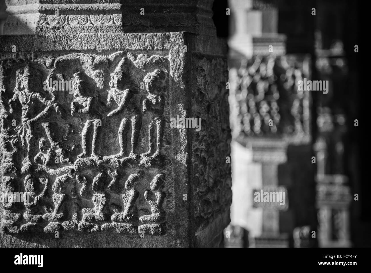 Tempio di Darasuram, antichi templi dell India, tempio di Darasuram Thanjavur, Chola tempio, tempio del patrimonio, templi del Tamil Nadu Foto Stock