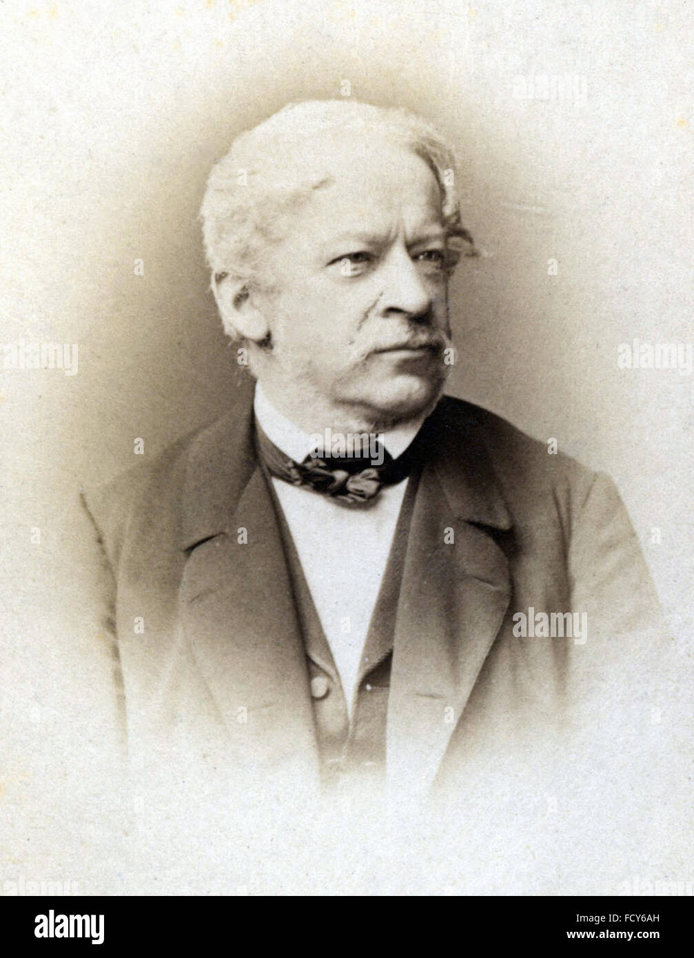 Ritratto di Heinrich Wilhelm colomba 1803-1879 meteorologo e fisico Foto Stock