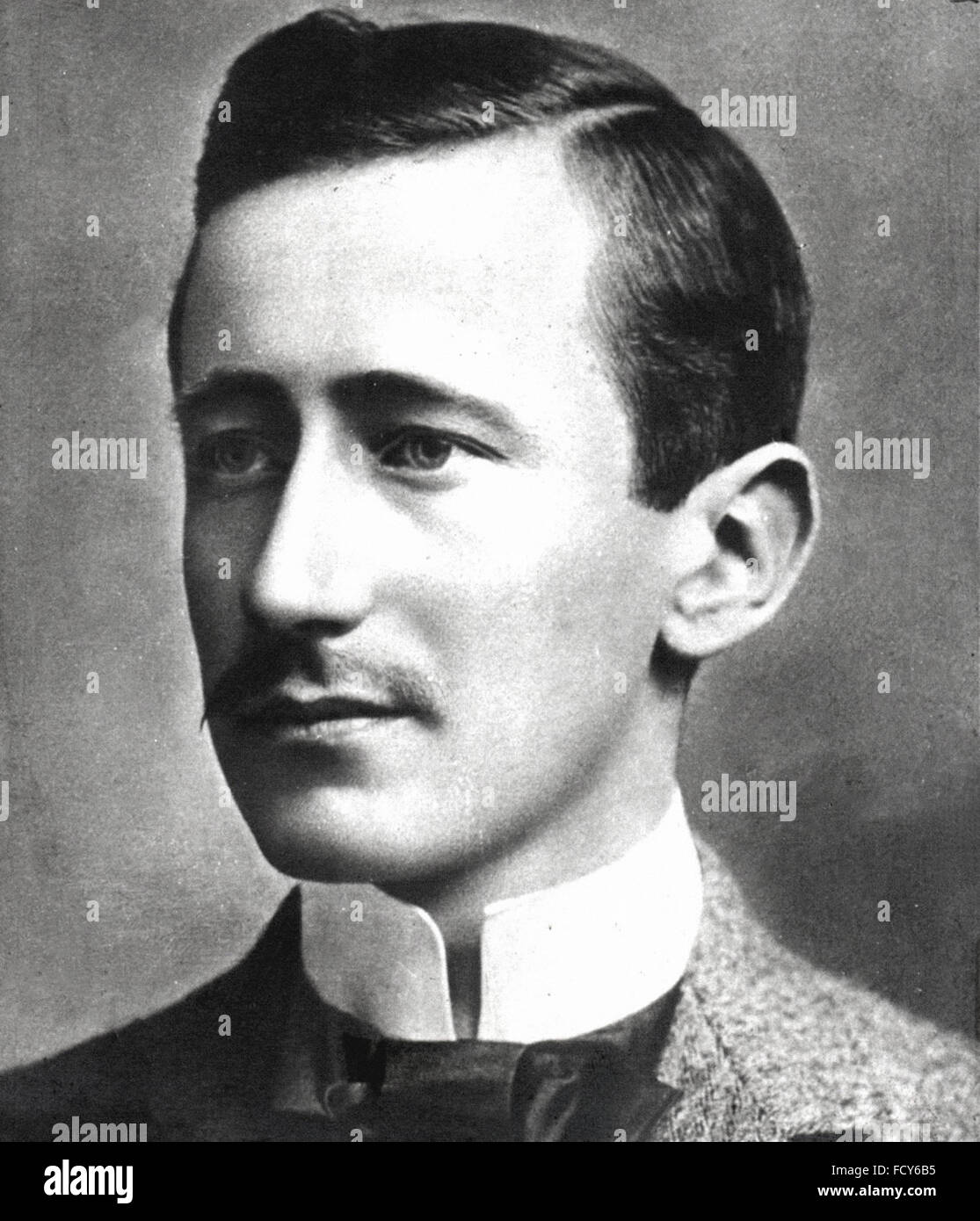 Ritratto di Guglielmo Marconi 1874 1937 ingegnere e fisico Foto Stock