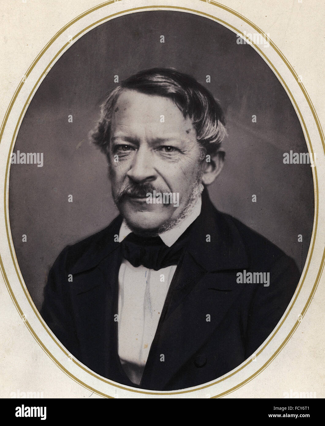 Ritratto di Heinrich Wilhelm colomba 1803 1879 meteorologo e fisico Foto Stock