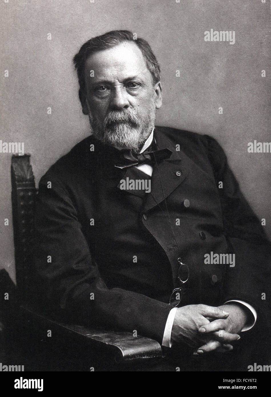 Ritratto di Louis Pasteur 1822 1895 farmacia Foto Stock
