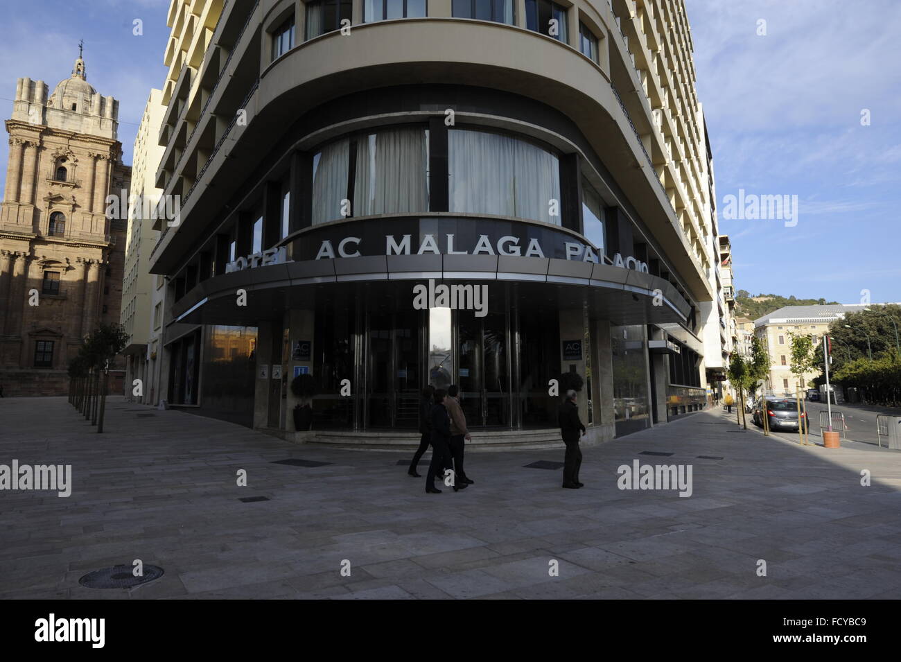 AC Hotel Malaga Palacio Marriott hotel 5 stelle nel centro di Malaga in Spagna. Foto Stock