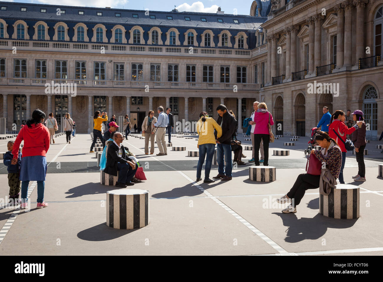 Le Palais Royal, Paris, Francia Foto Stock