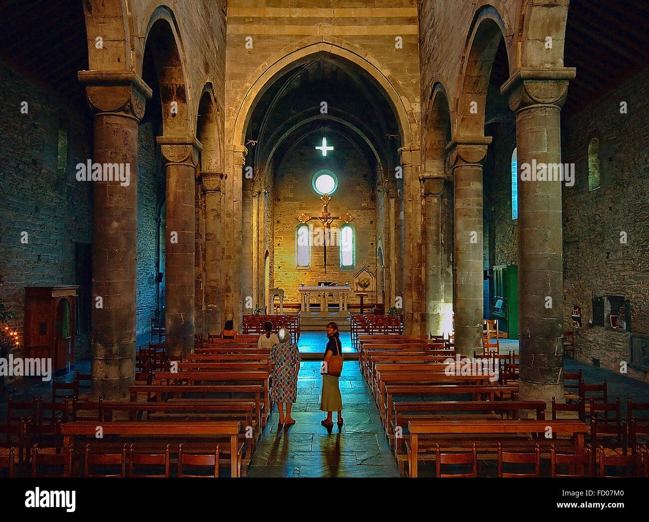 Italia Lavagna Basilica di San Salvatore dei Fieschi Foto stock - Alamy
