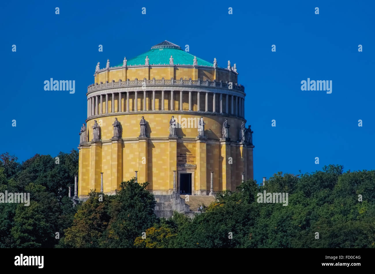 Kelheim, die Befreiungshalle - Kelheim in Germania, Hall di liberazione Foto Stock