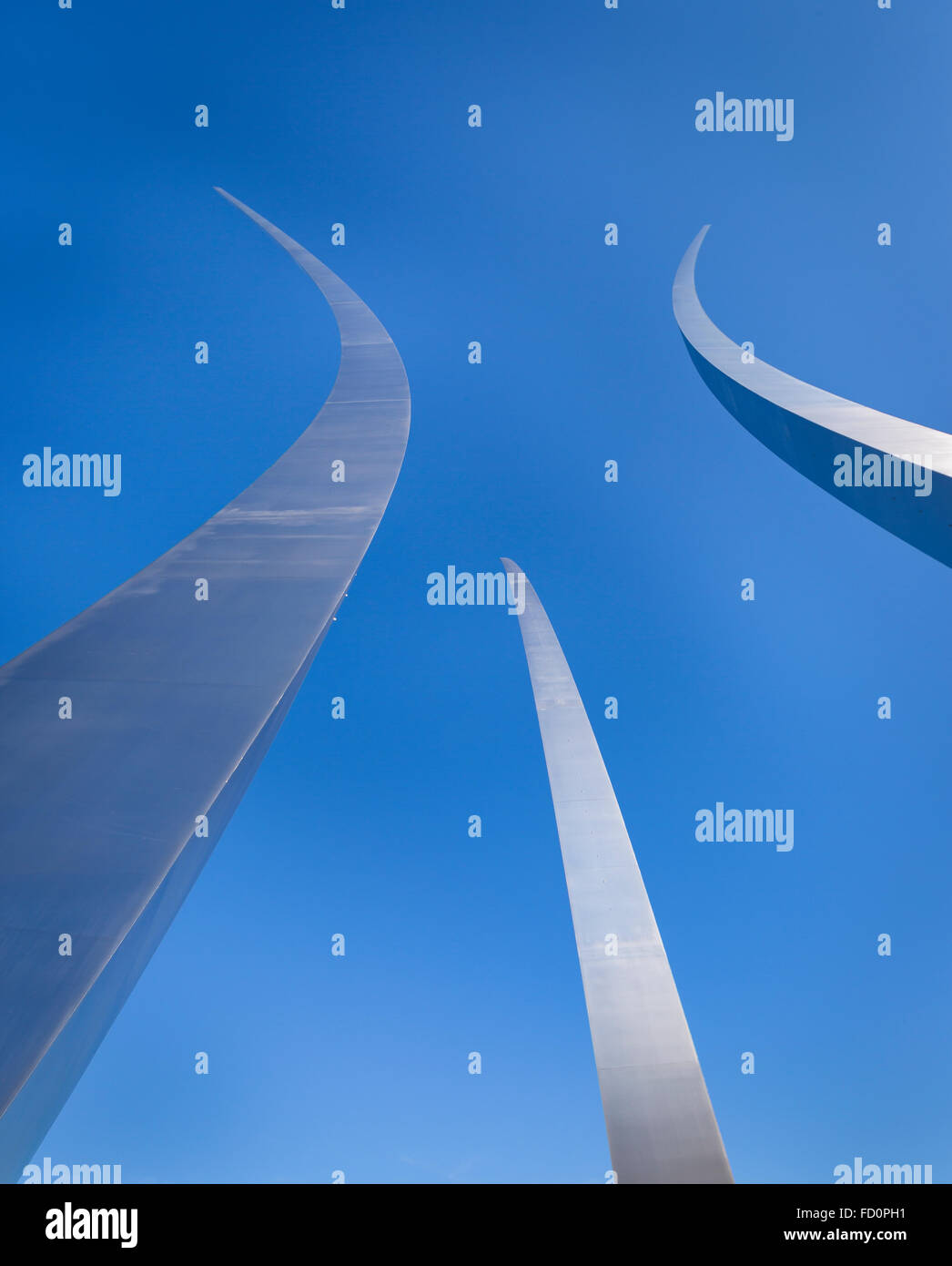 ARLINGTON, VIRGINIA, STATI UNITI D'AMERICA - United States Air Force Memorial. Foto Stock