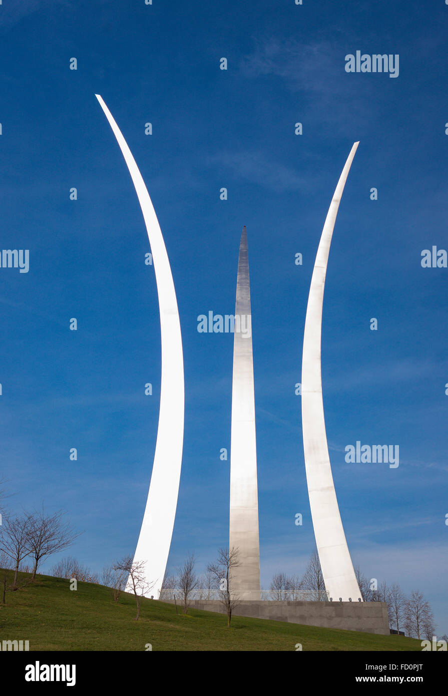 ARLINGTON, VIRGINIA, STATI UNITI D'AMERICA - United States Air Force Memorial. Foto Stock