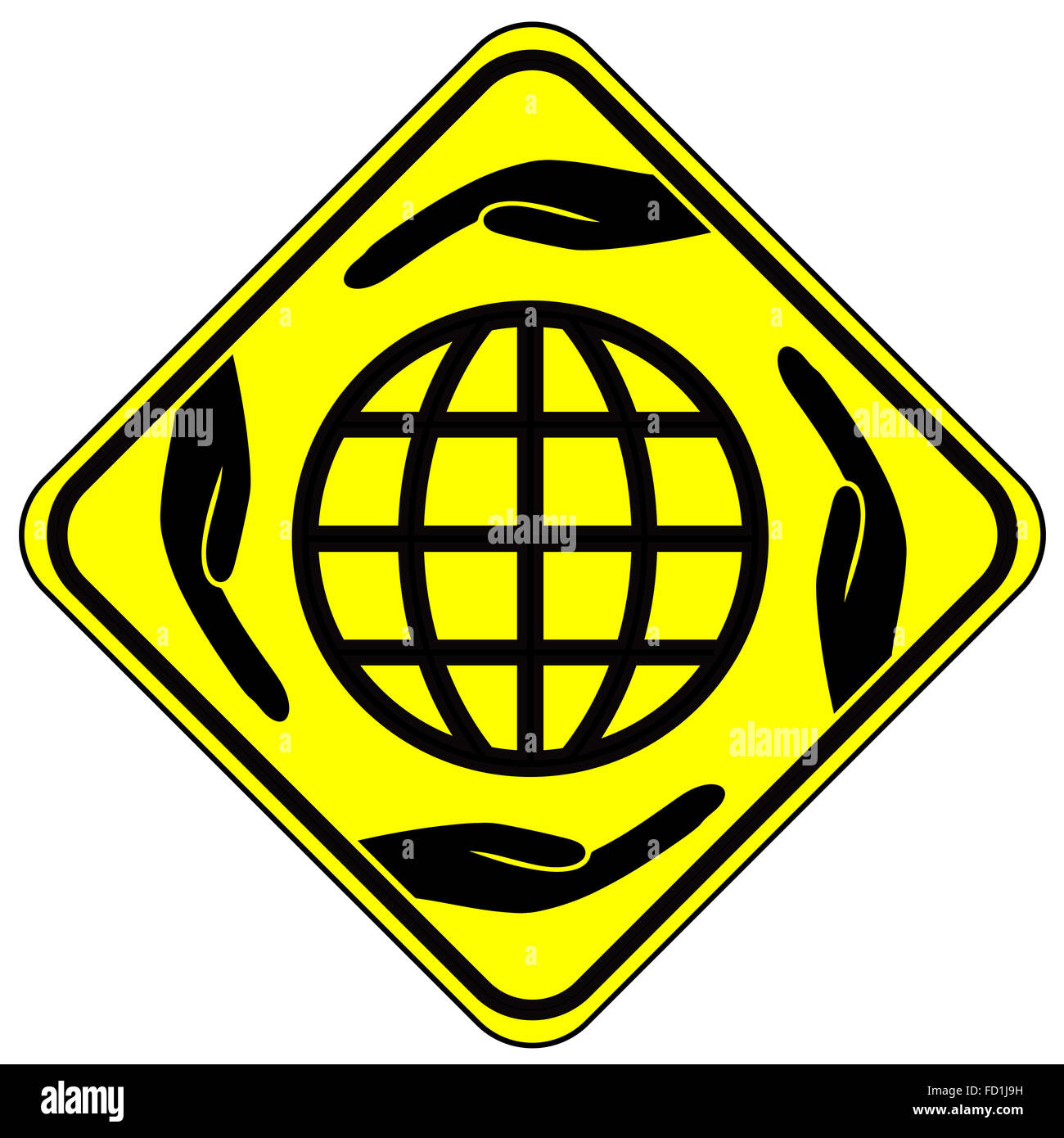 Proteggere il mondo Foto Stock