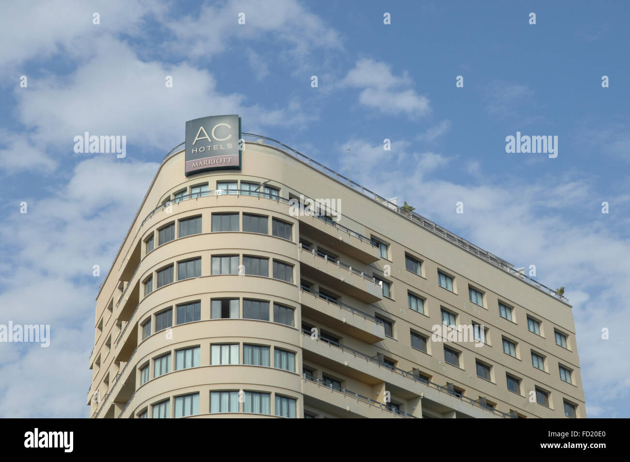 AC Hotel Malaga Palacio Marriott hotel 5 stelle nel centro di Malaga in Spagna. Foto Stock