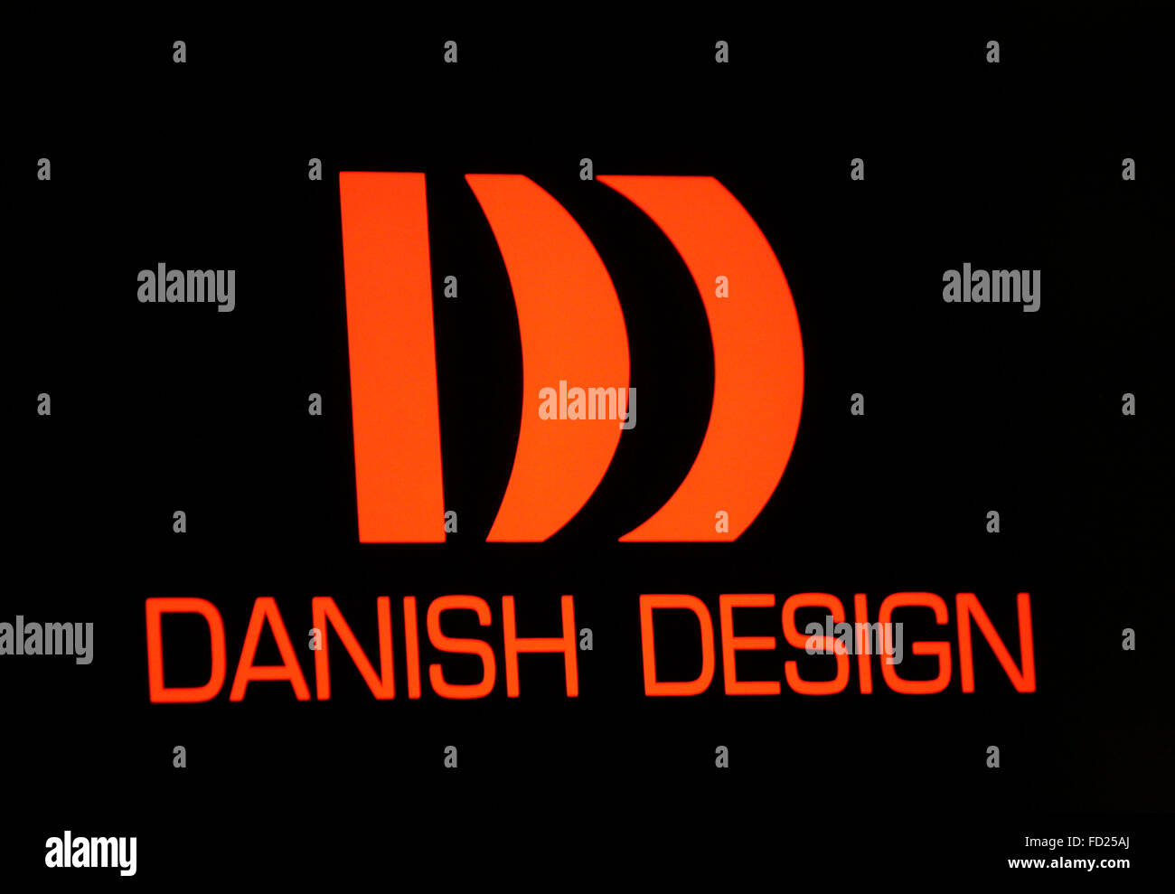 Markenname: "danish Design', Berlino. Foto Stock