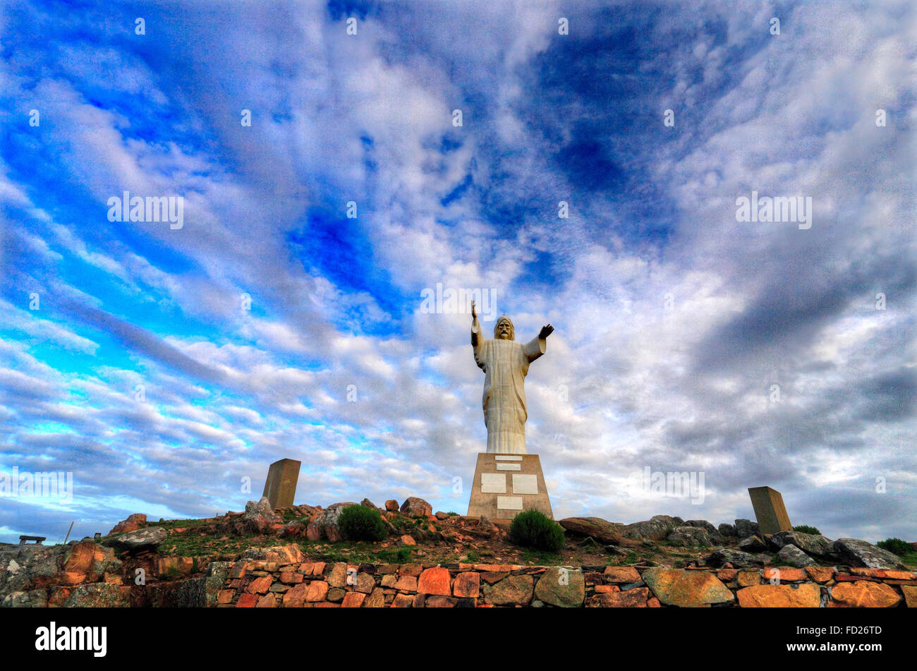 "Cristo delle colline" (Cristo de las Sierras), Tandil, Buenos Aires, Argentina Foto Stock