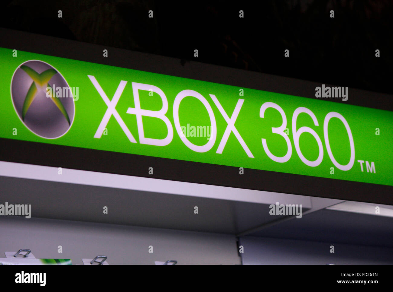 Markenname: "XBox 360', Berlino. Foto Stock