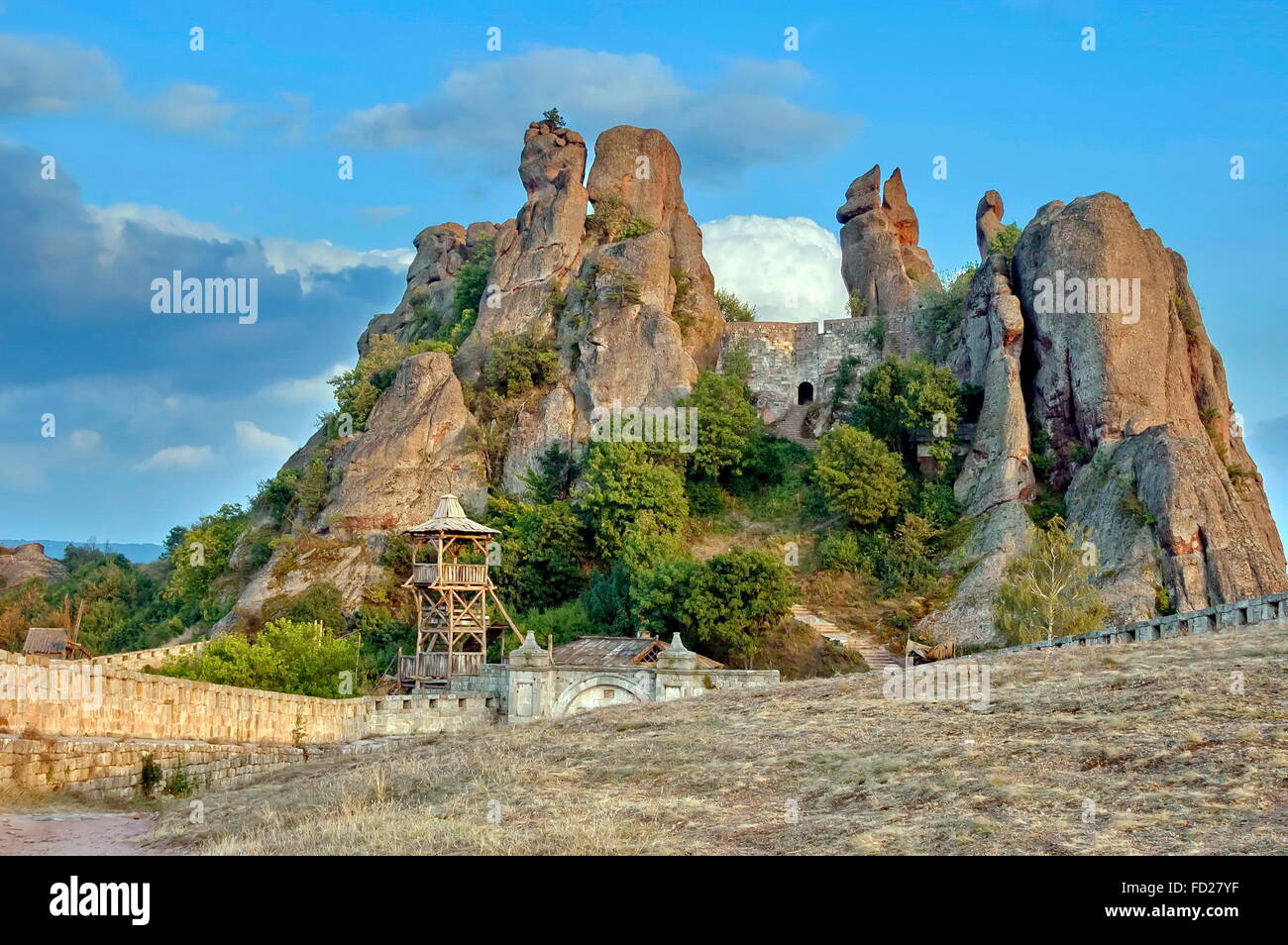 Rocce di Belogradchik Fortezza, Bulgaria, Europa Foto Stock