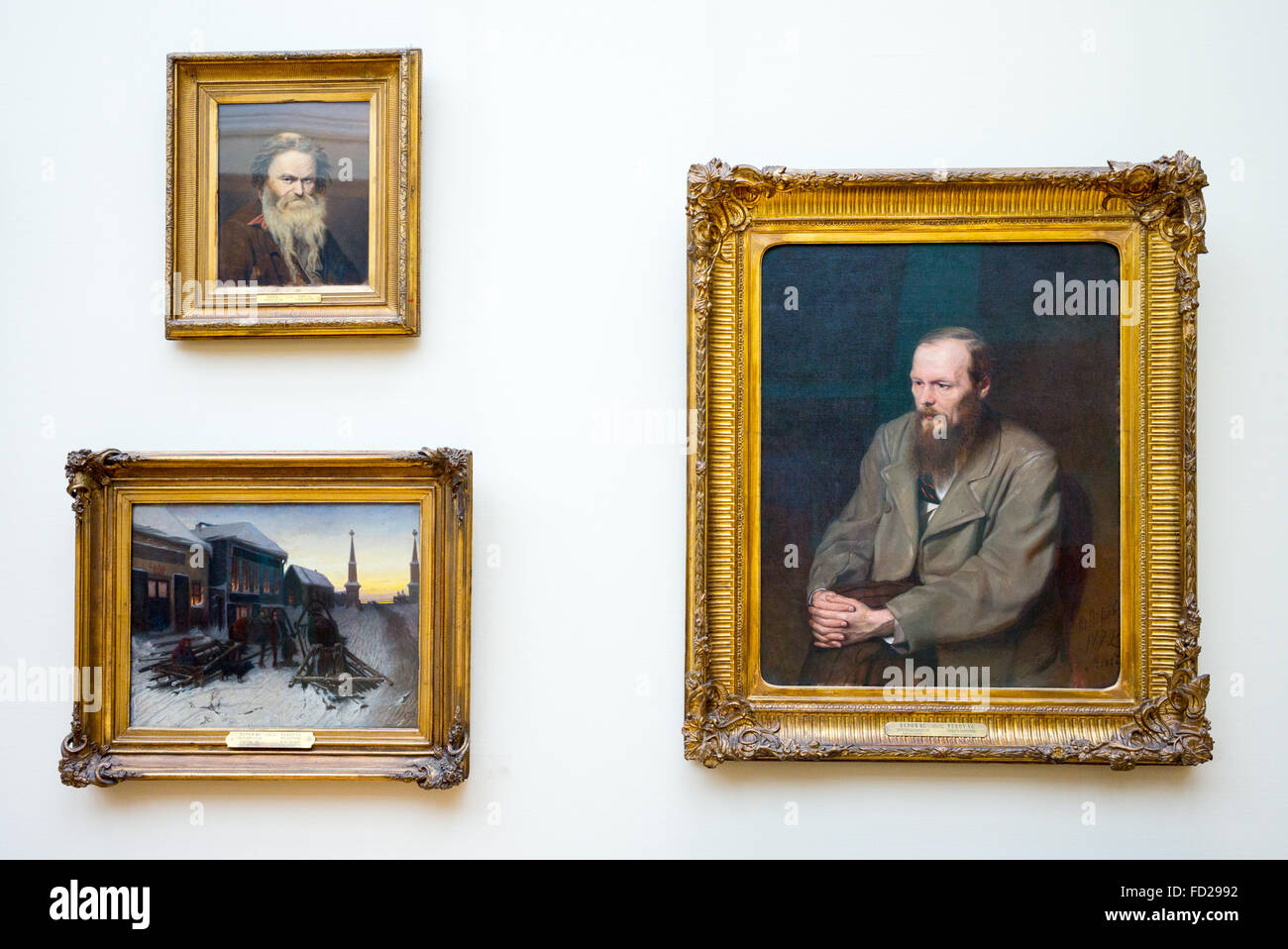 Russia, Mosca, capolavori od arte russa nella Galleria Tretjakov Foto Stock