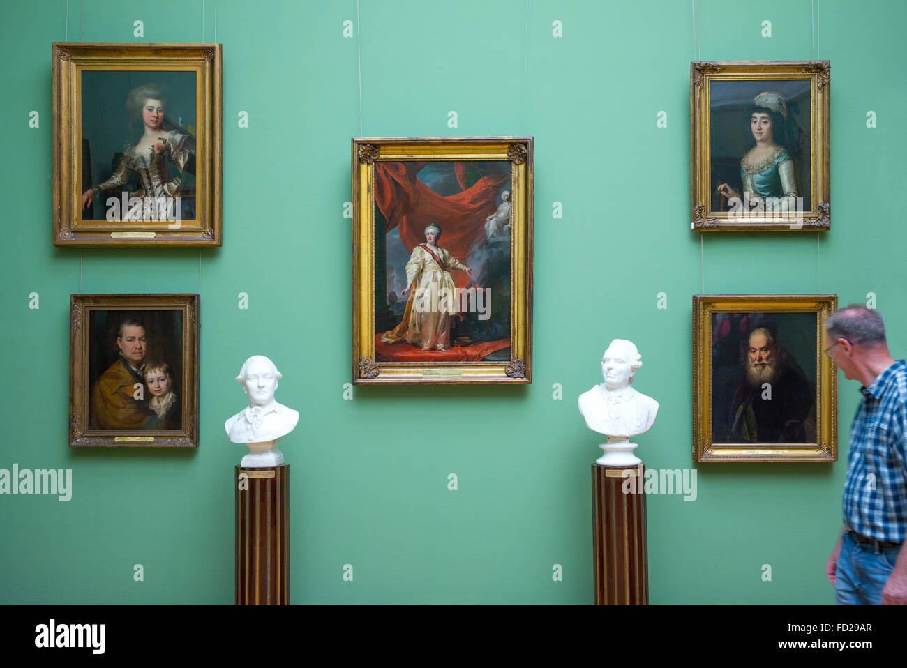 Russia, Mosca, capolavori od arte russa nella Galleria Tretjakov Foto Stock