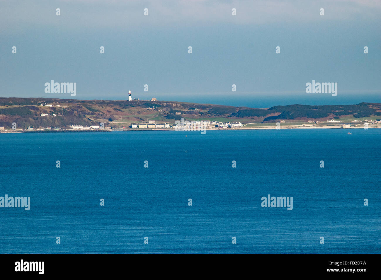 Primo Ministro britannico David Cameron teme di essere mantenuta sull isola di Rathlin Foto di Rathlin Island che è stata menzionata dal Primo ministro durante l'odierna Primi Ministri domande Foto Stock