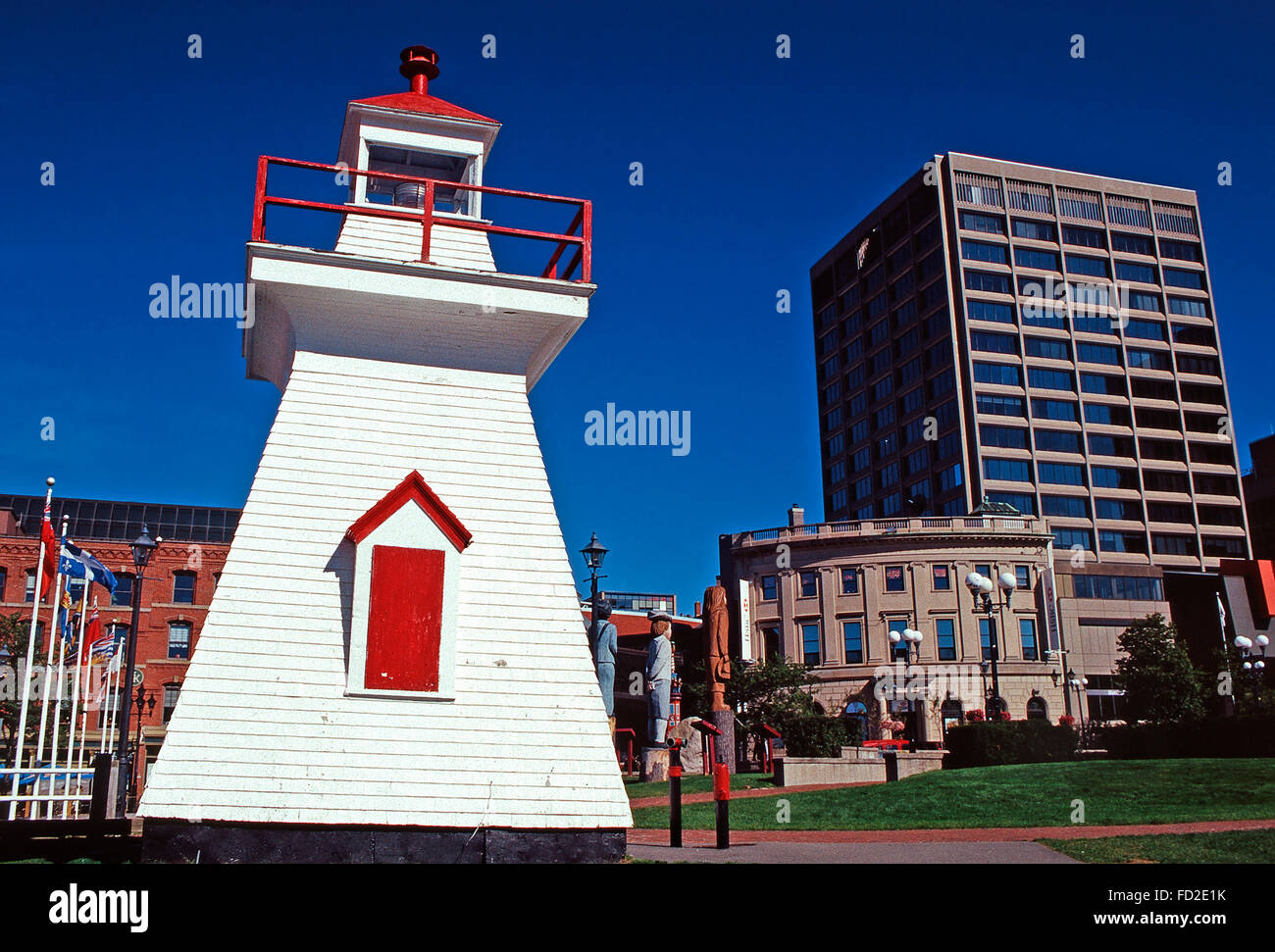 Lealisti Plaza,Saint John,New Brunswick Foto Stock