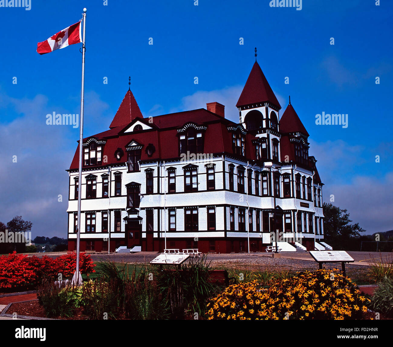 Lunenburg Academy,Lunenburg,Nova Scotia Foto Stock