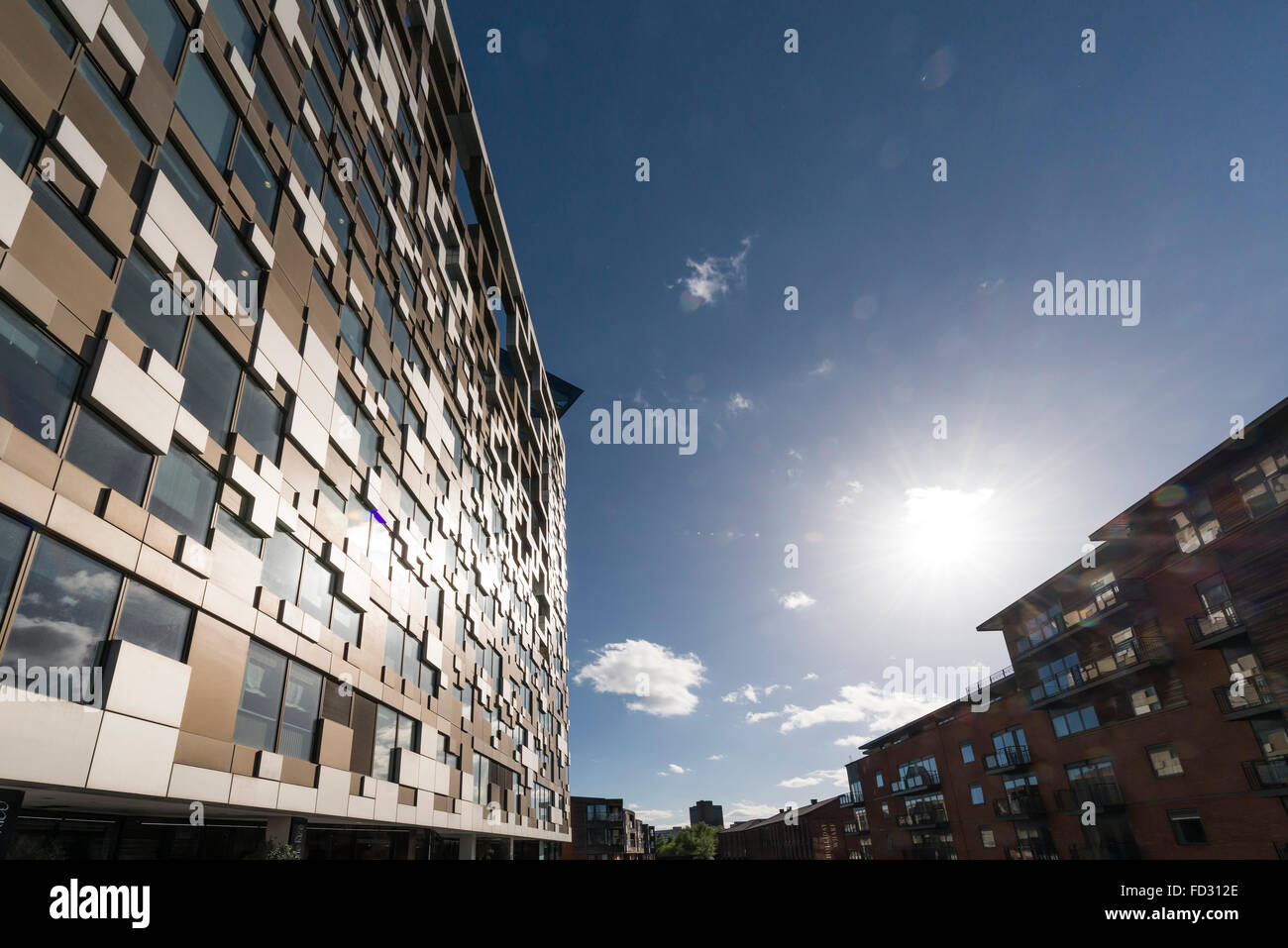 Il Cubo edificio, Birmingham, Inghilterra Foto Stock