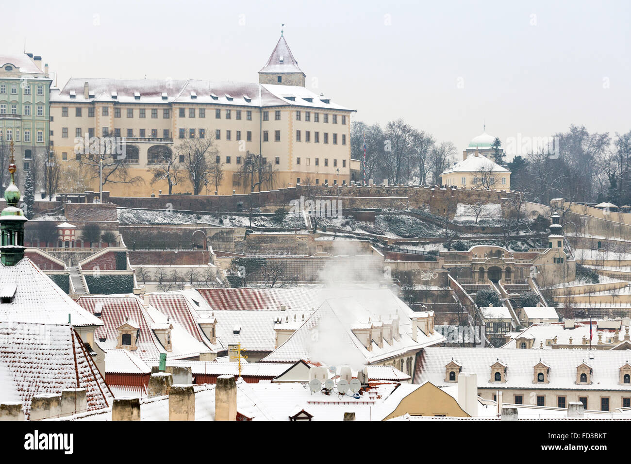 Lobkowicz Palace nel Castello di Praga, Repubblica Ceca Foto Stock