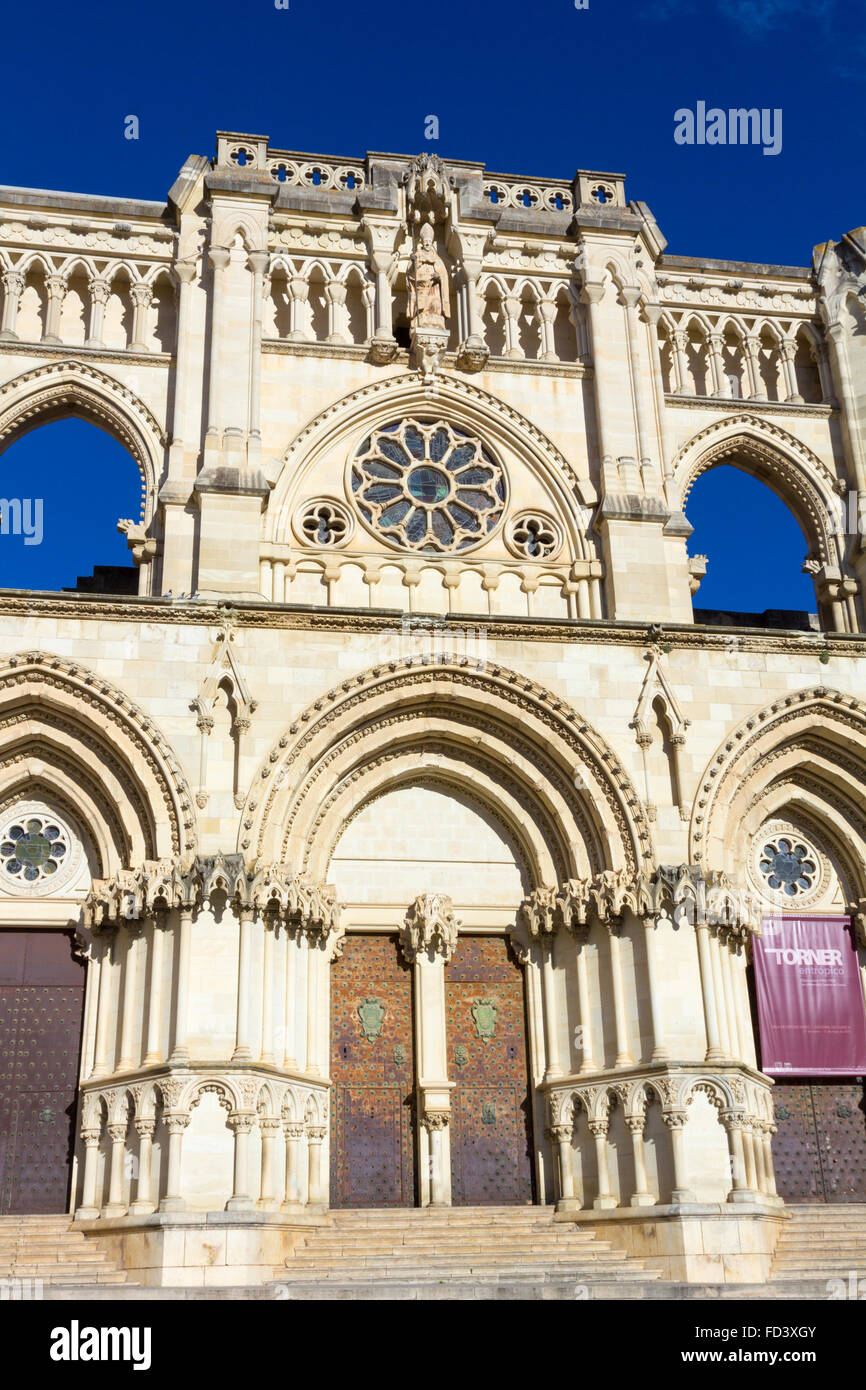 Famosa Cattedrale di Cuenca in Spagna Foto Stock