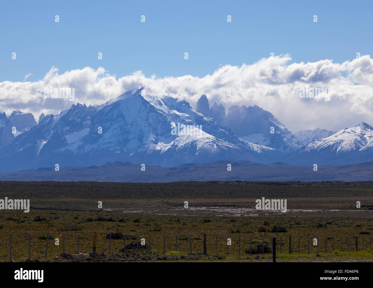 Andes montagne, Cile Foto Stock