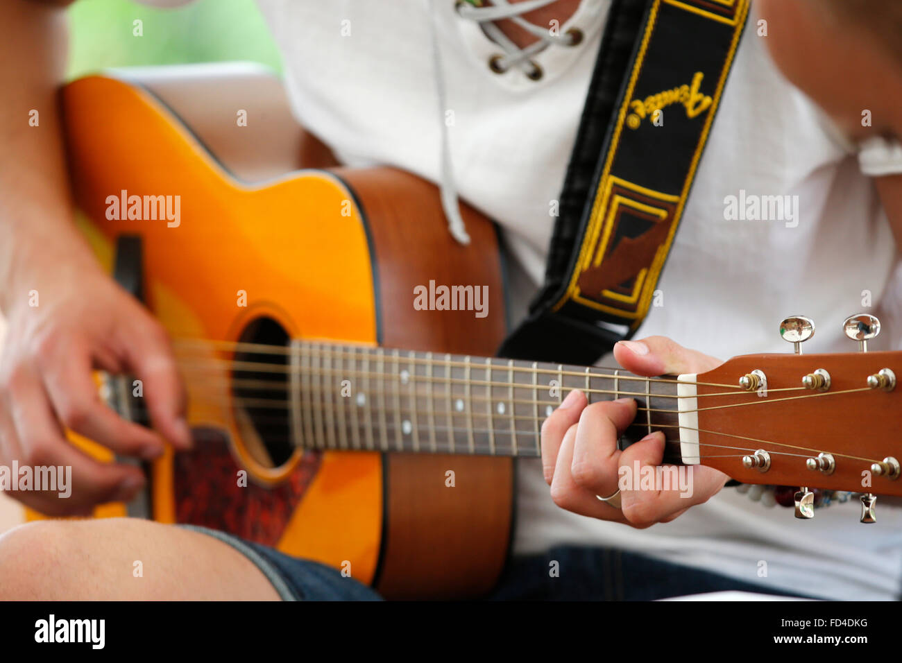 Comunità di Taizé. La musica. Foto Stock