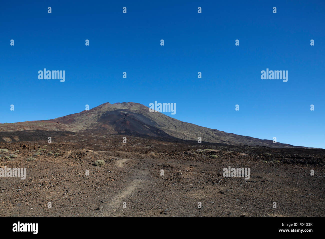 Pico Viejo nel Parco Nazionale del Teide Tenerife, Spagna. Foto Stock