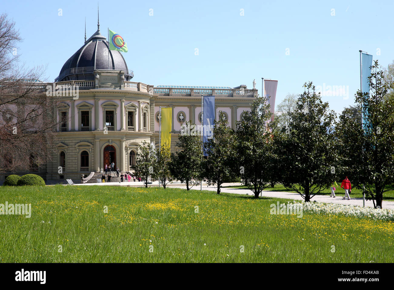 L'Ariana. Museo Svizzero per ceramica e vetro. Foto Stock