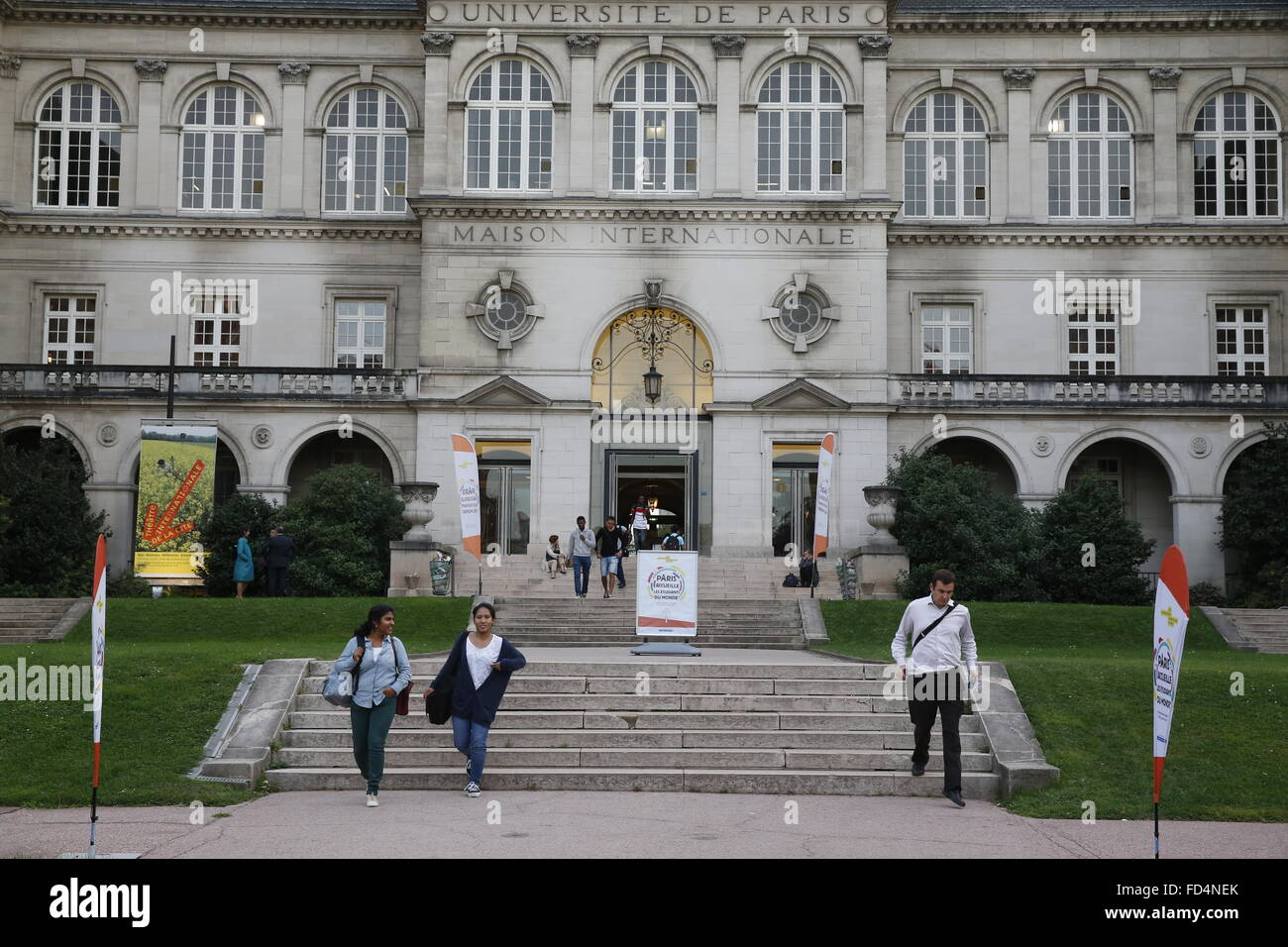Gli studenti stranieri' residence halls, Parigi. Foto Stock