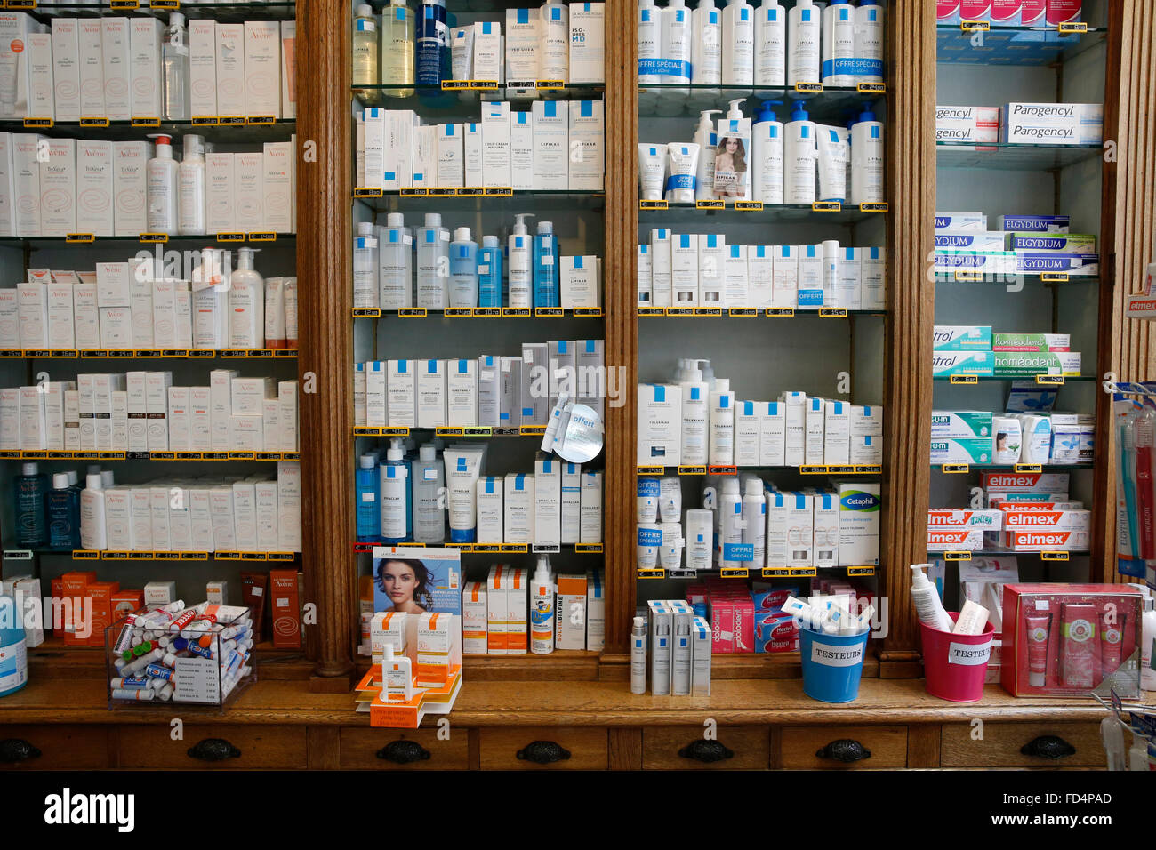 Farmacia. Gli elementi di personalizzazione. Foto Stock