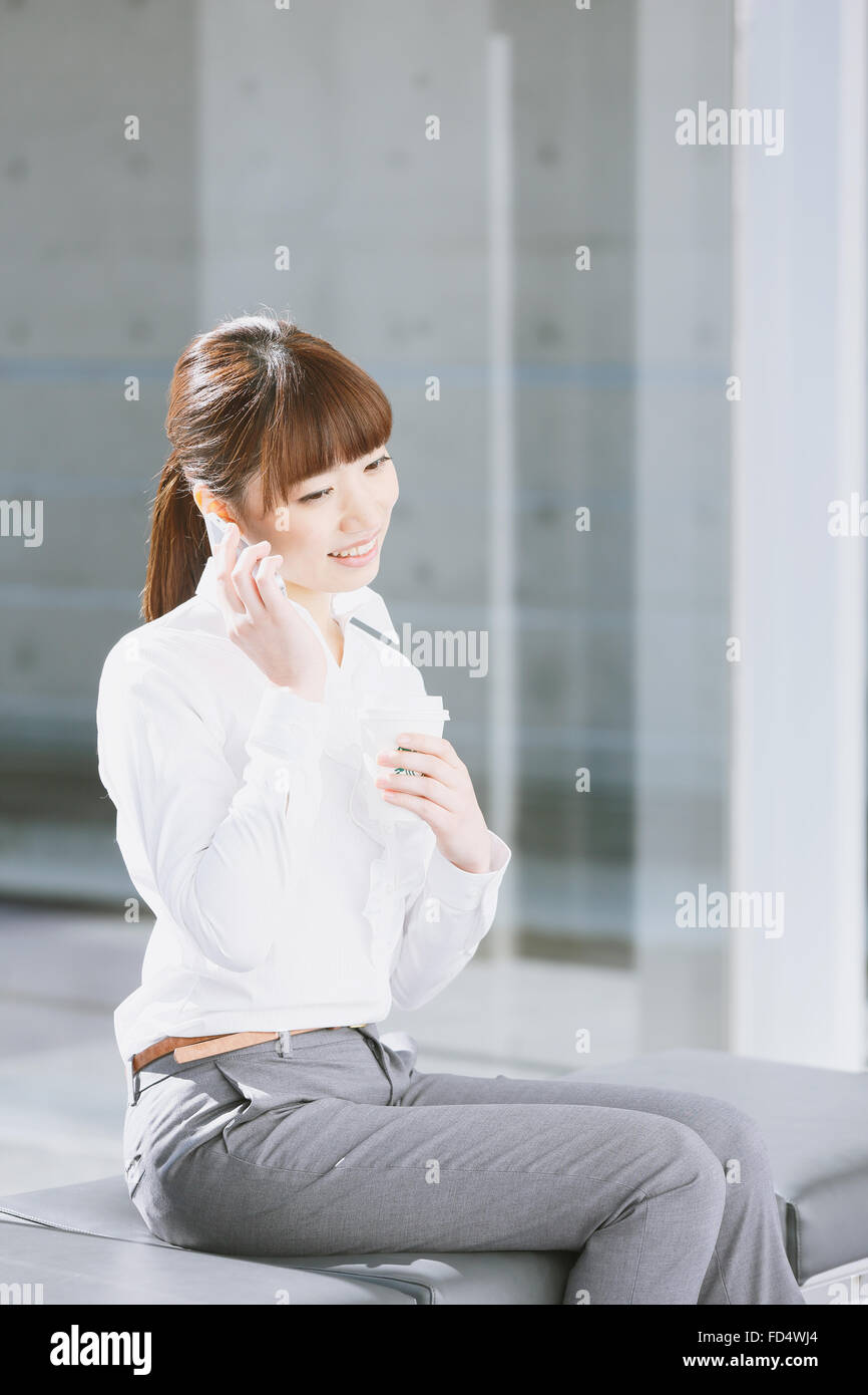 Imprenditrice giapponese Foto Stock
