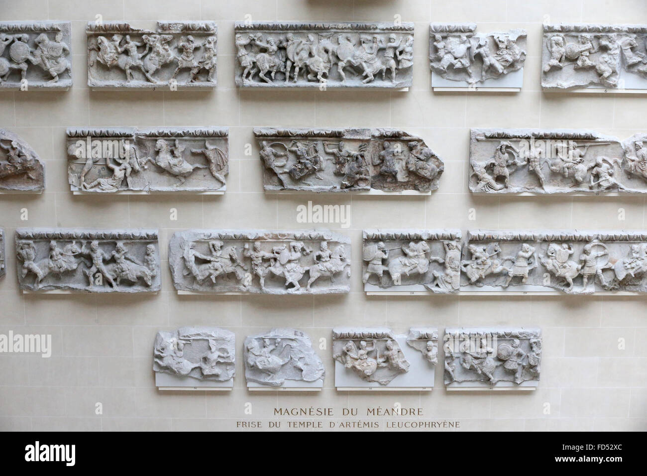 Il museo del Louvre. Magnesia sul Maeander. Il Tempio di Artemide. Foto Stock