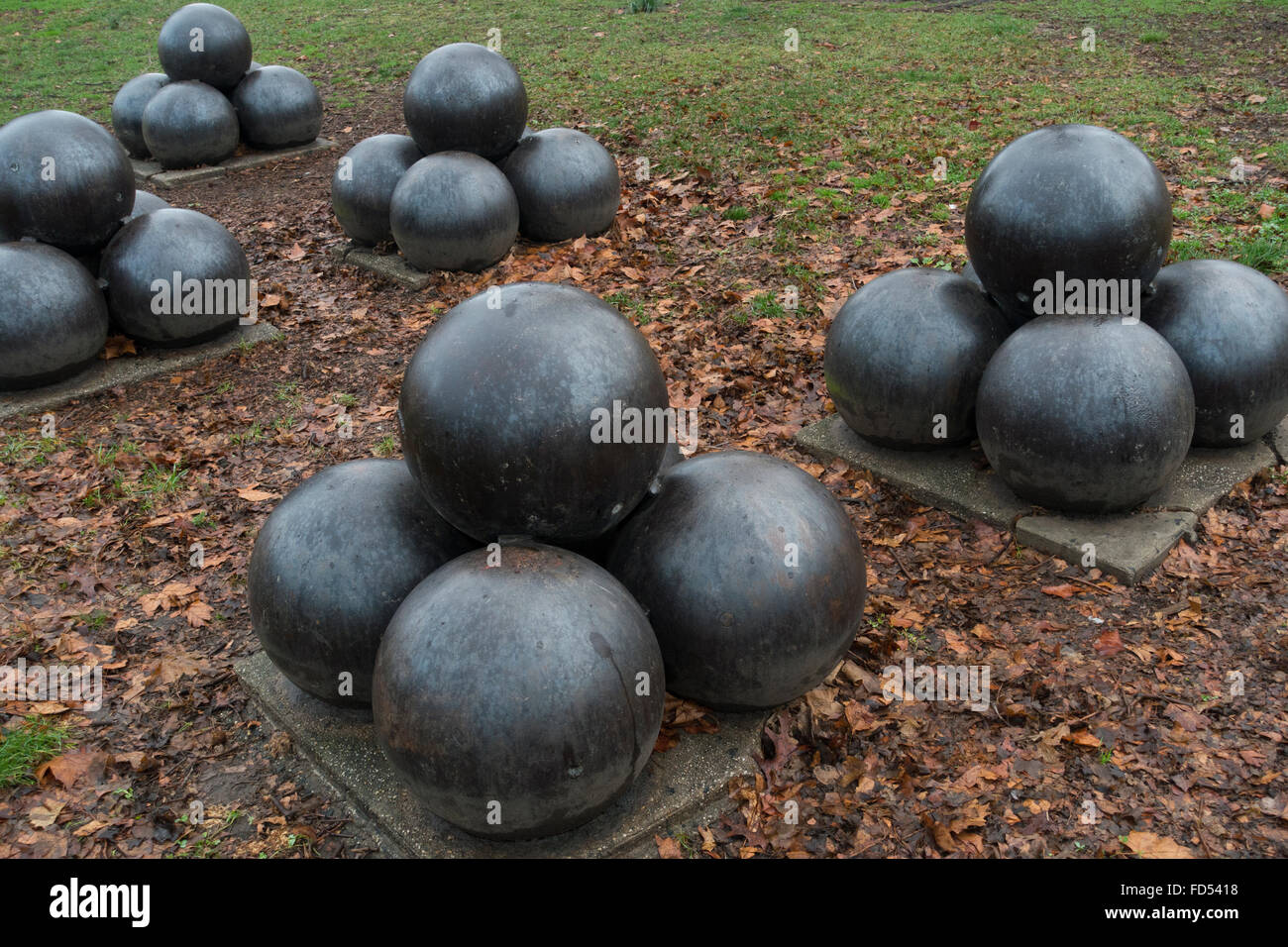 Fort Hamilton battaglia di long island Brooklyn NYC Foto Stock