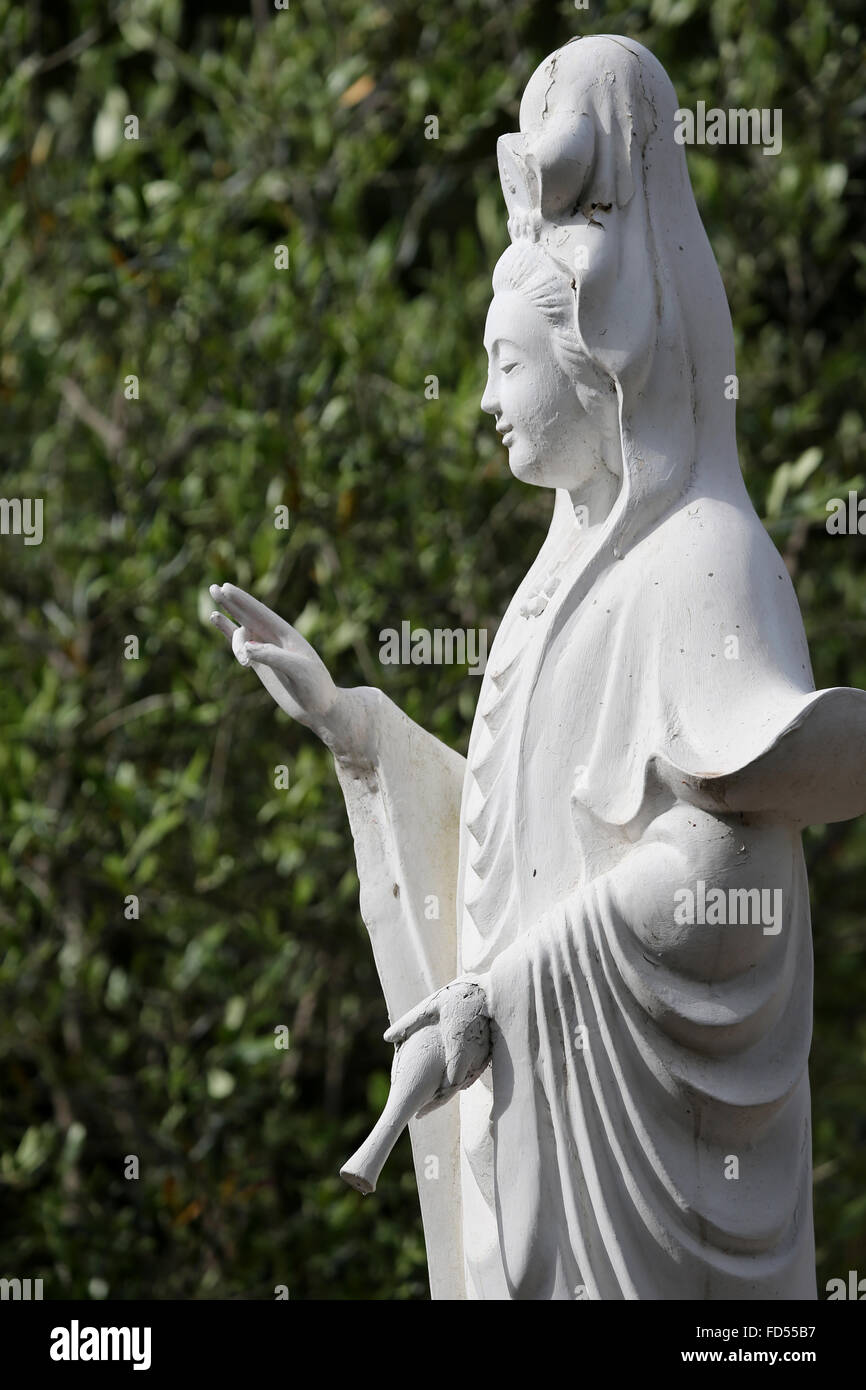 Hong Hien Tu tempio. Quan Am Bodhisattva della compassione o della Dea della Misericordia. Foto Stock