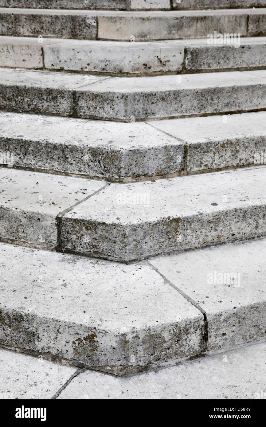 Cattedrale di Beauvais. Scale di pietra. Foto Stock