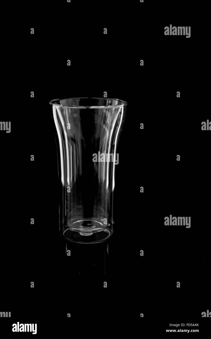 Tazza di vetro Foto Stock