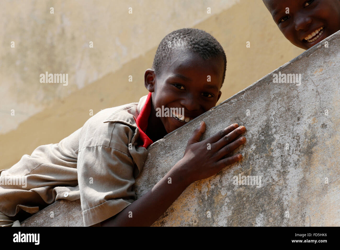 Africani scuola primaria. Autonomia di riproduzione. Foto Stock