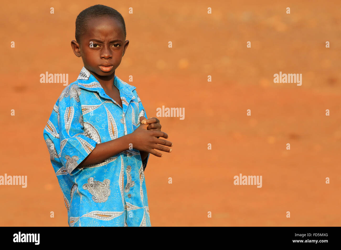 Ragazzo africano. Foto Stock