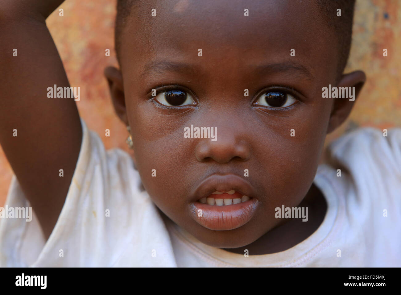 Ritratto. Ragazzo africano. Foto Stock