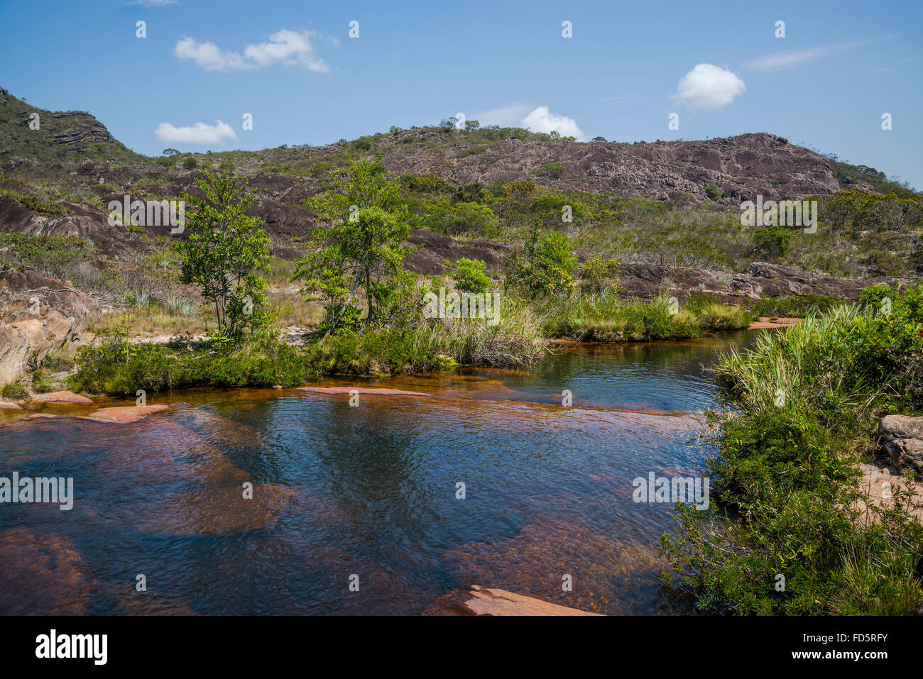 Stato Biribiri Park, Diamantina, Minas Gerais, Brasile Foto Stock